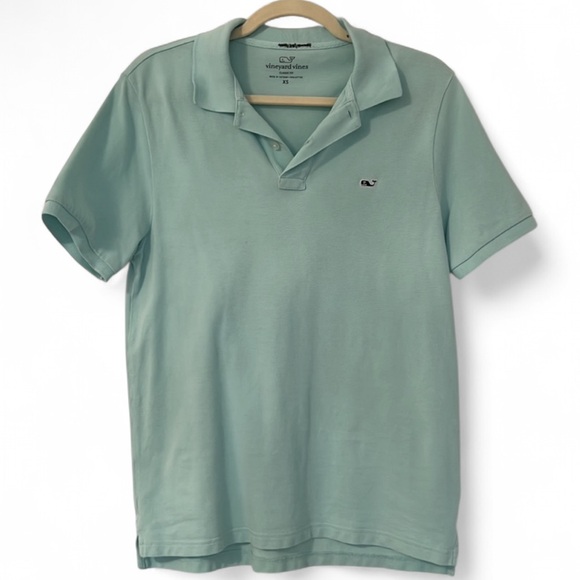 Vineyard Vines Blue Mist Classic Fit Polo Shirt - Picture 2 of 11